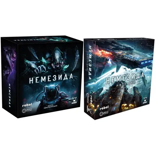Настольная игра Geekach Games Немезида с дополнением Последствия (укр.) (GKCH149+1) - фото 1