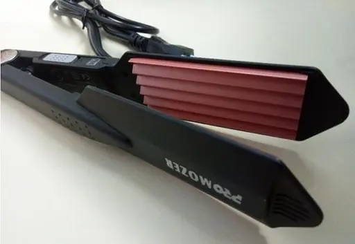 Професійна плойка велике гофре Pro Mozer Mz 7725 для прикореневого об'єму волосся турмалін - фото 5