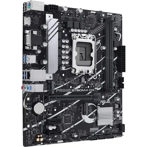 Материнская плата Asus Prime B760M-K D4 s1700 B760 2xDDR4 M.2 HDMI D-Sub mATX - фото 4