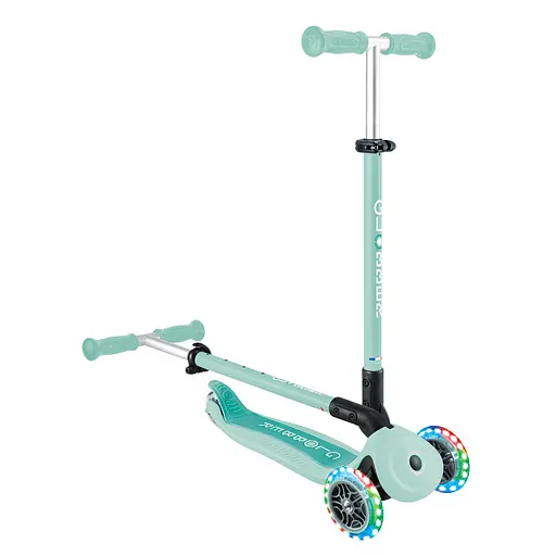 Самокат Globber Go Up Active Lights 360 колеса светятся до 20/50кг от 1 года мятный (749-206) - фото 15