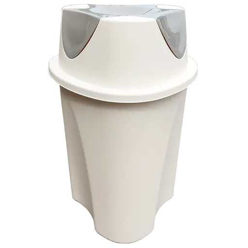 Відро Twist Planet трикутне 23 л кремове-сіре (00-00012499)