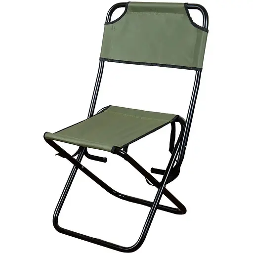Стілець NeRest NR-22 розкладний зі спинкою хакі - фото 1