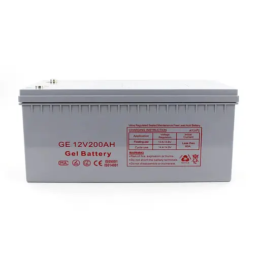 Гелевий акумулятор Gel Battery (200 Ah 12V) для джерел безперебійного живлення - фото 3