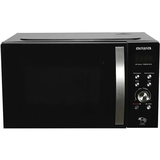 Микроволновая печь AIWA NAMICOOK CRYSTAL23 MW-230DG/BK 23л/800Вт/гриль/ Child LOCK//черная - фото 1