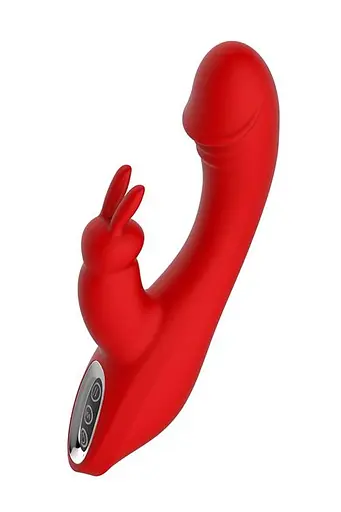 Вібратор-кролик Dreamtoys Red Revolution Artemis 21 см червоний - фото 5