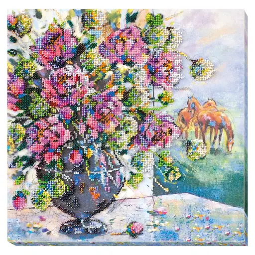 Набор для вышивки бисером "Рано утром" AB-618 30х30 см