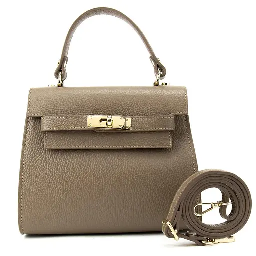 Небольшая классическая кожаная сумочка Firenze Italy F-IT-9866T