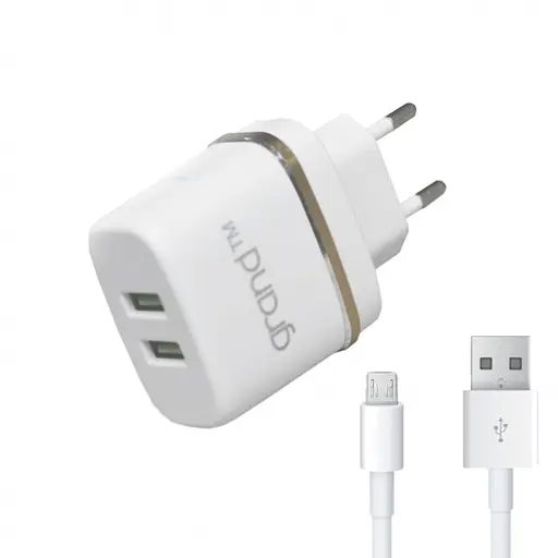 Високоякісне зарядне Grand 2 спідн-порти 2 USB адаптер живлення - фото 1