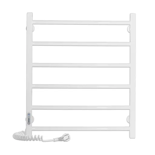 Електрична рушникосушарка Laris Зебра Альфа ЧФ6 500x600 Е ліва R3 77700069, Білий, Ліве, Електронний - фото 2