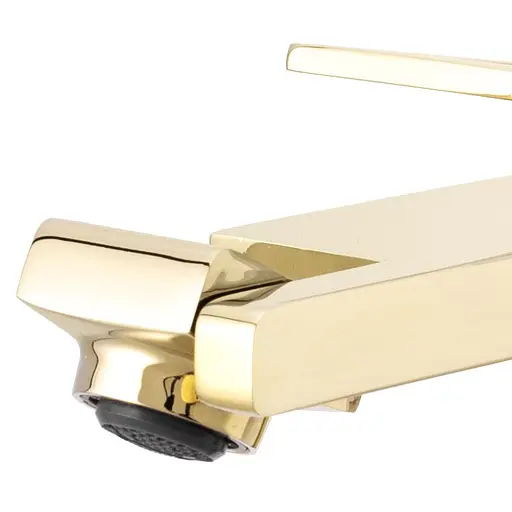 Смеситель для умывальника Rea Soul низкий gold 360 REA-B9959 Золотой - фото 2