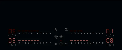 Варочная поверхность индукционная Electrolux 60 см расширенная зона датчик кипения датчик жарки Hob2Hood черный - фото 8