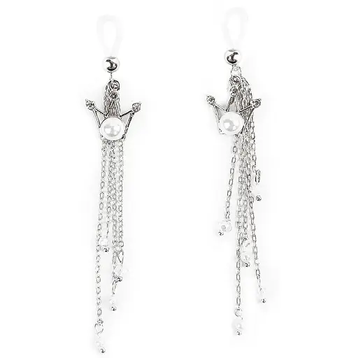 Прикраси на соски Art of Sex - Crown, Срібло