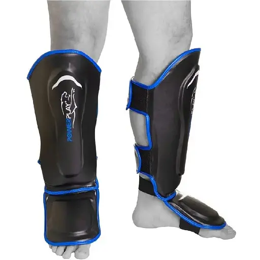 Захист гомілки та стопи Power Play 3052, Black/Blue - L