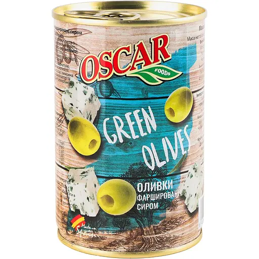 Оливки Oscar фаршированные творогом 300 г