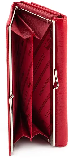 Кожаный женский кошелек Marco Coverna 18.5х9х3 см acs0027542 - фото 8