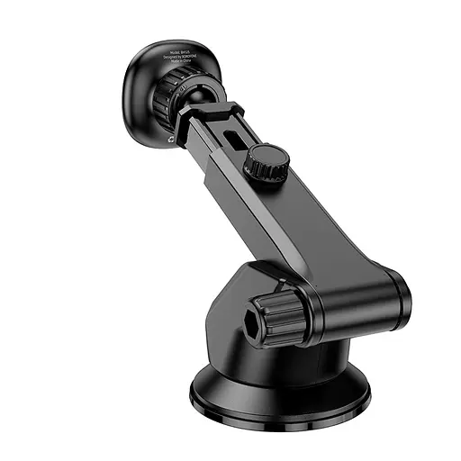 Автотримач для телефона BOROFONE BH125 Roman magnetic car holder (center console) Black and Red - фото 6