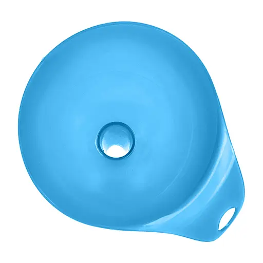 Лейка сливная воронка пластмассовая на банку, Kitchette Голубой 84523 - фото 5