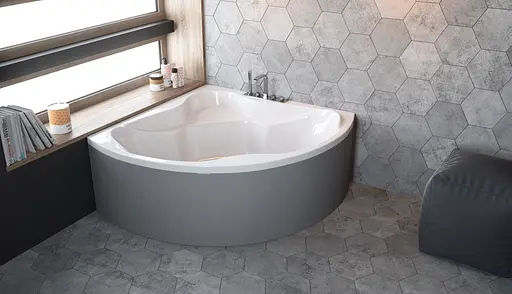 Ванна акриловая Radaway Kera 150x150 + ножки WA1-37-150x150U - фото 3