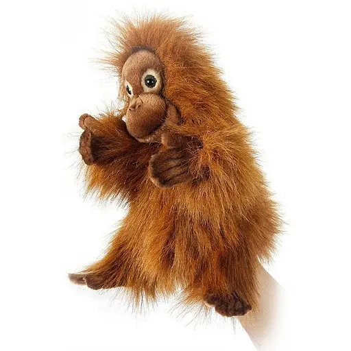 М'яка іграшка на руку Hansa Puppet Малюк орангутанг 25 см (4038)