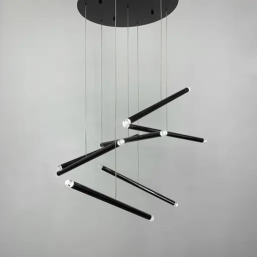 Каскадный светильник A-TUBE NANO в черном корпусе Line.F MJ 150 BK - фото 3