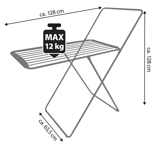 Сушилка для белья напольная Casa Si City Plus 10m Black (CS92287C03E) - фото 4