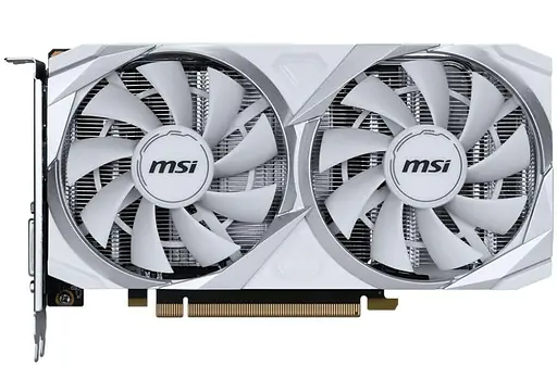 Видеокарта MSI RTX 3050 8GB VENTUS 2X XS WHITE OC (RTX 3050 VENTUS 2X XS WH 8G OC) (GDDR6, 128 bit, PCI-E v4.0 x8) - фото 1