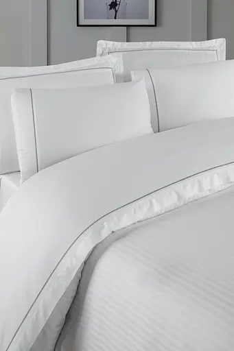 Постільна білизна Mona Orcella White Сатин Делюкс La Romano pbe0051960 - фото 4