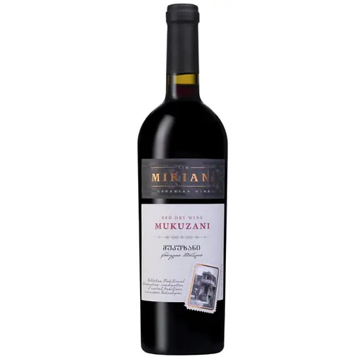 Вино Miriani Мукузани красное сухое 11-12% 0.75 л