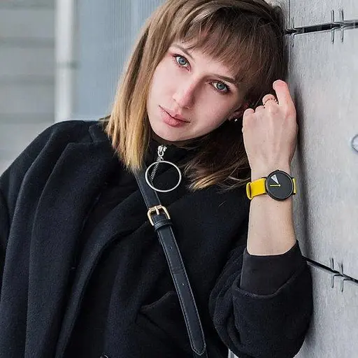 Жіночий наручний годинник Shengke Bright (Жовтий) - фото 4