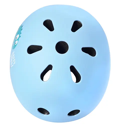 Комплект детского шлема и защиты Yongkang GB24429-2009 S (5–9 лет) голубой динозавр (G0001137) - фото 6