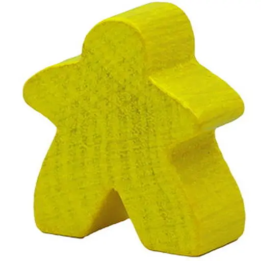 Аксесуар Games 7 Days Міпл жовтий (1 шт.) (g7dmeepleyellow ) - фото 1