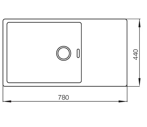 Мойка MIXXUS MX7844-200-x1.2-PVD-GOLD (MX0563) - фото 2