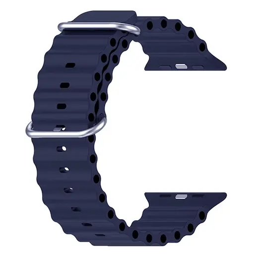 Ремешок Ocean Band для Apple Watch 42(ser.1-3)/44/45/46/49mm Синий / Deep navy - фото 3