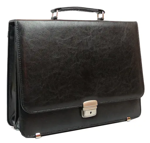 Чоловічий діловий портфель Exclusive 35,5х26,5х6 см sum0014595 - фото 2