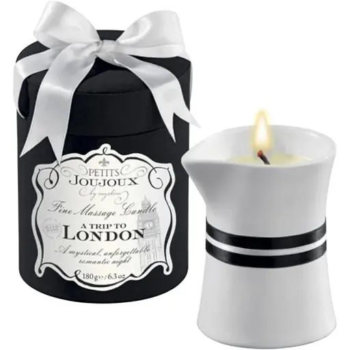 Масажна свічка Petits Joujoux London смородина та амбра, 180 г
