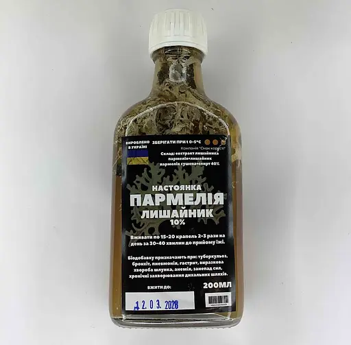 Настойка на лишайнике пармелия 200 мл - фото 1