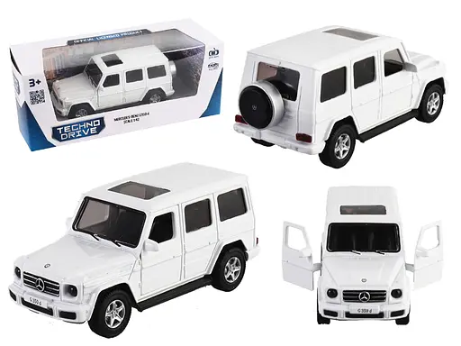Автомодель MERCEDES BENZ G350, белый
