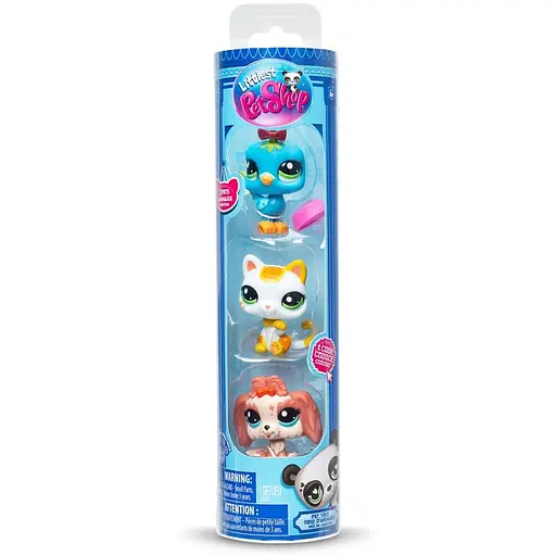 Игровой набор Littlest Pet Shop Настроение города 00551 аксессуары и 3 фигурки
