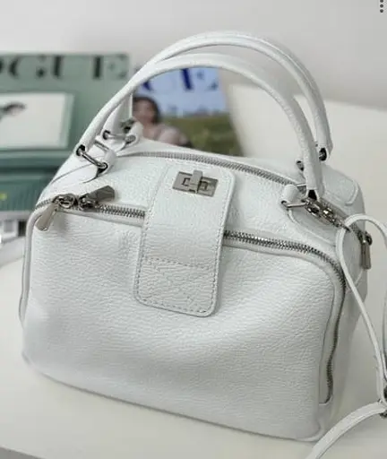 Мягкая кожаная сумка на два отдела с ручкой Firenze Italy F-IT-1045W