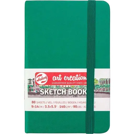 Блокнот для графики Royal Talens Art Creation 140г/м2 80л Forest Green - фото 1