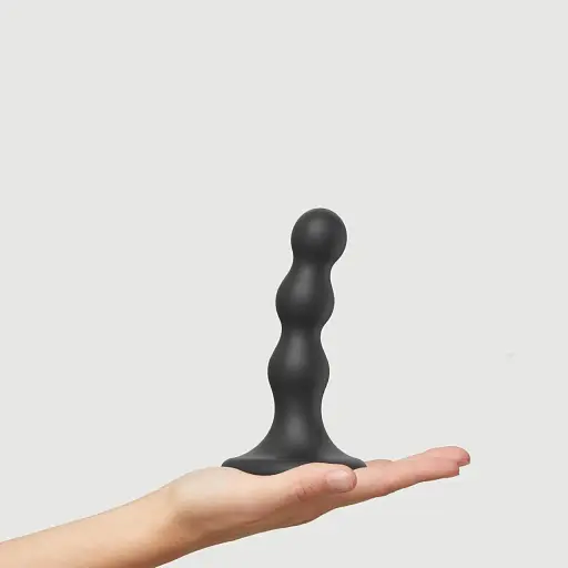 Насадка для страпону Strap-On-Me Dildo Plug Balls Black L - фото 5