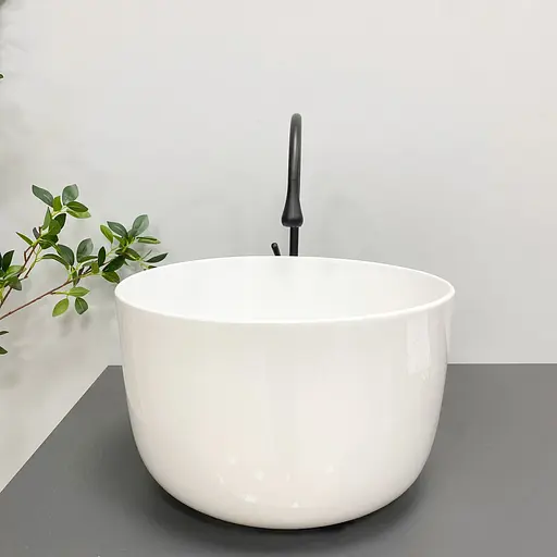 Умивальник VBI Rossano white накладний VBI-016606, білий - фото 4