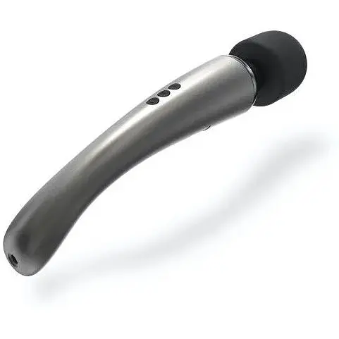 Потужний вібромасажер Dorcel Megawand Chrome Silver - фото 4