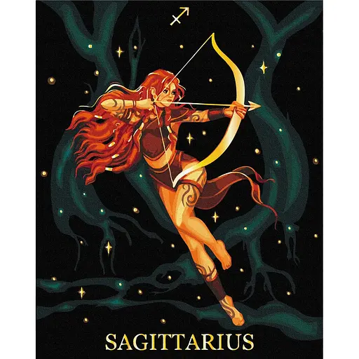 Картина за номерами на підрамнику Brushme Стрілець Соломія Ковальчук