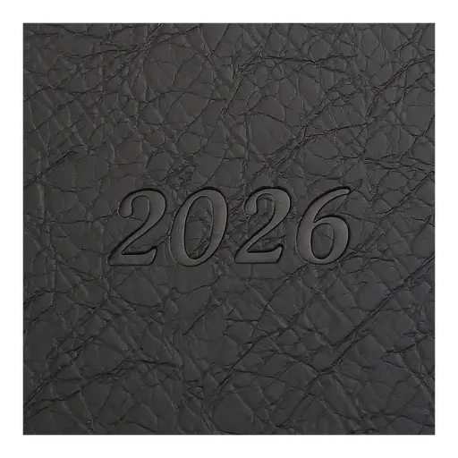 Щоденник датований Buromax Prestige 2026 A5 штучна шкіра чорний (BM.21147-01) - фото 4