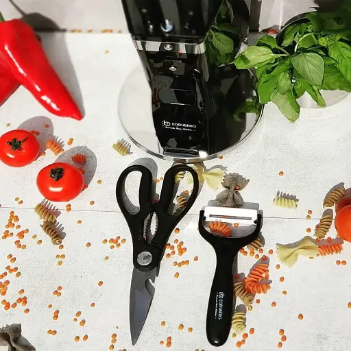 Набір кухонних ножів на підставці 8 предметів Edenberg EB-920 - фото 4