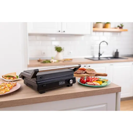 Гриль притискний Gorenje 2100Вт чорний - фото 8
