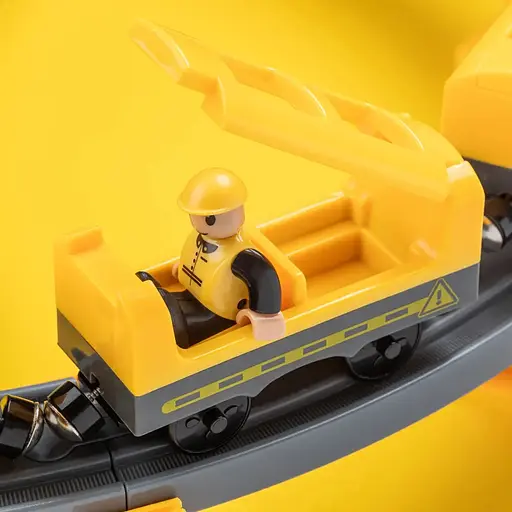 Ігровий набір Otamanko Мандрівний Експрес жовтий 92 деталі - фото 3