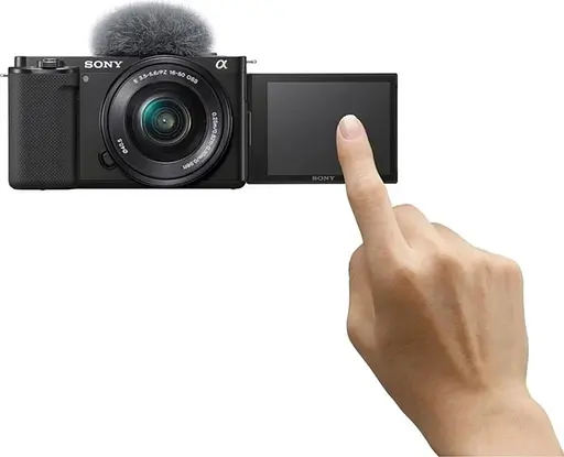 Беззеркальный фотоаппарат Sony ZV-E10 Kit 16-50mm f3.5-5.6 OSS Black (ILCZVE10LB.CEC) UA [92199] - фото 12