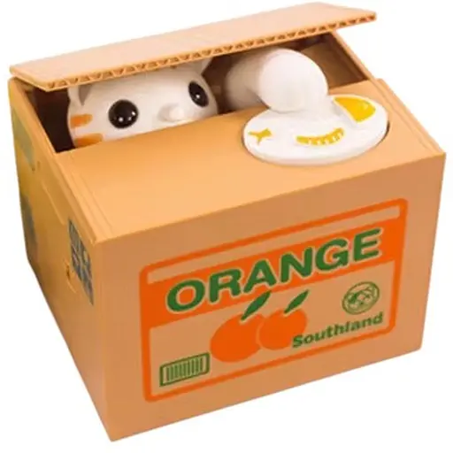 Скарбничка-дитяча інтерактивна Злодюжка-Кіт, 12x10x9.2 см, 5195 (В асортименті)